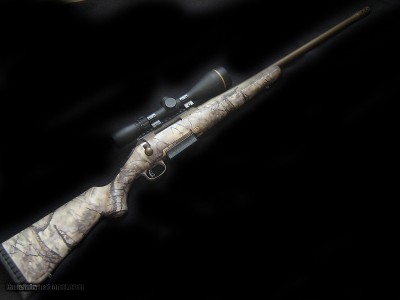 Ruger American 450BM Cerakoted Braked