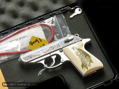 Walther PPK-S 380 Engraved Stainless