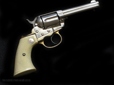 Colt 1877 Thunderer Nickel/Gold