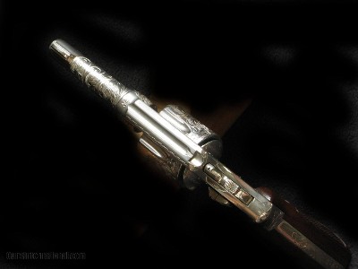 Engraved Smith & Wesson Pre 20 38/44 4" - Image 4 of 5