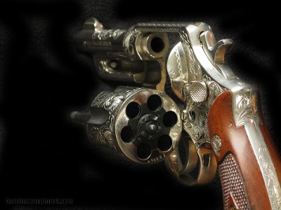 Engraved Smith & Wesson Pre 20 38/44 4" - Image 5 of 5