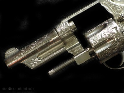 Engraved Smith & Wesson Pre 20 38/44 4" - Image 3 of 5