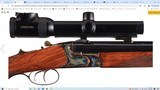 Krieghoff Optima Drilling 20ga and 375 Flanged Magnum, Scoped