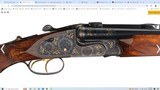 Incredible Jung Sidelock "Kugeldrilling" 416 Rigby/300 H&H Cased and Scoped - 3 of 5