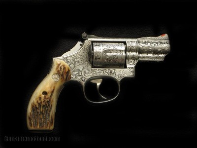 Beautifully Engaved Smith & Wesson 66-3 357