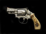 Beautifully Engaved Smith & Wesson 66-3 357 - 2 of 5