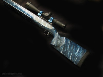 Custom Bench Rifle 40XBR Scoped - Image 4 of 5
