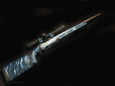 Custom Bench Rifle 40XBR Scoped - Image 3 of 5