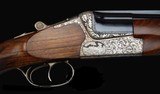 CASED RENATO GAMBA SUPERPOSED EJECTOR DOUBLE RIFLE 375 H&H