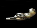 Colt 1877 Lightning 38 Engraved Nickel Pearl 2 1/2