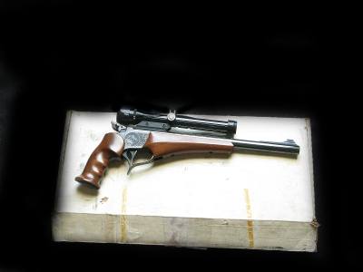 Thompson Center Contender Super 14 357 Herrett Boxed Scoped - Image 2 of 3