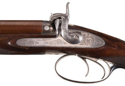 Thomas Boss Cased 14 Bore Percussion Shotgun - Image 3 of 4