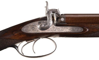 Thomas Boss Cased 14 Bore Percussion Shotgun - Image 4 of 4