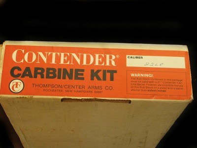 TC Contender 22LR Carbine Boxed!
