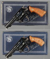 Smith & Wesson 36-1 3" Blued Boxed Pair - 1 of 5