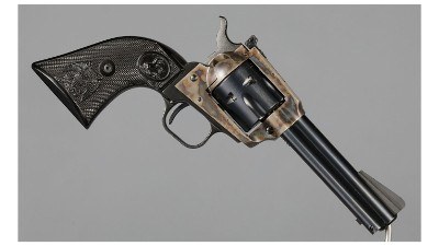 Colt New Frontier 22 LR/WMR4 .5" Boxed - Image 3 of 4