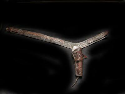 Viking Tooled Buscadero Gunbelt 42