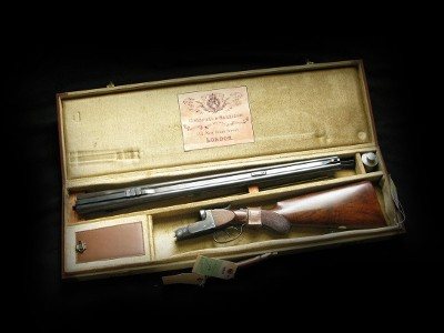 Cogswell & Harrison BLE Cape Gun 375NE and 16ga Cased - Image 1 of 5