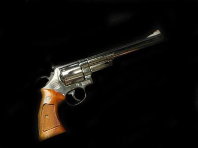 S&W Model 57 Nickel 8 3/8
