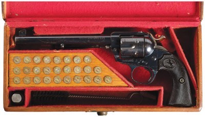 Colt Bisley Flat Top Target .455 Eley Cased and Lettered - Image 1 of 5