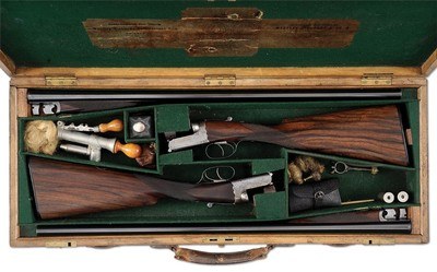 Westley Richards 12ga Droplock Pair Cased - Image 5 of 5