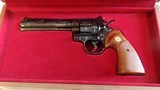 Colt Python- Factory Engraved- One of One Serial # NEVADA1 Custom Order in 1978 - 1 of 15