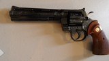 Colt Python- Factory Engraved- One of One Serial # NEVADA1 Custom Order in 1978 - 3 of 15