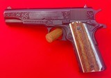 ENGRAVED COLT CUSTOM SERIES 70 .45ACP - Image 4 of 19