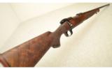 Winchester Model 70 Featherweight, Ultra Grade 1 of 1000 Engraved Gold Inlaid,Double XX Wood with Mahogany Display Case .270 Winchester - 1 of 9