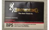 Browning Model BPS 12ga 22