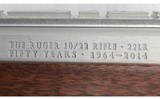 Ruger ~ 10/22 50th Anniversary ~ .22 Long Rifle - 2 of 10