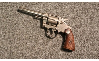 Colt ~ Army Special Nickel ~ .38 Special