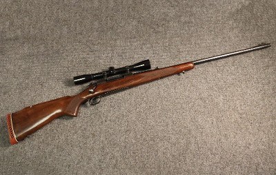 Winchester ~ Model 70 ~ Rifle Marked .300 H&H Magnum/possibly rechambered 300 Weatherby (SKU: 4739607)
