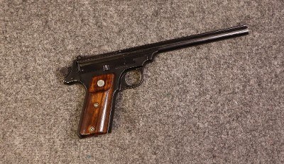 Smith & Wesson ~ Fourth Model "Straight Line Target" ~ .22 Long Rifle - Image 1 of 3
