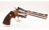 Colt~Python Nickel~.357 Magnum - 1 of 4