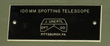 UNERTL -100MM TEAM SPOTTING SCOPE - WITH CASE - 3 of 4