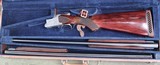 Superb Custom Engraved 20 Browning Superposed 2 Bbl. Set Cased - 6 of 10