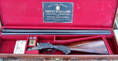 Charles Hellis 12 Bore Pigeon Gun Cased with Accessories