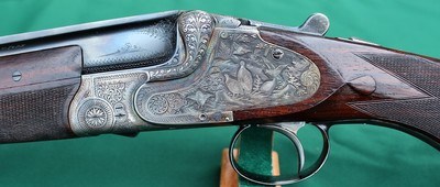 Griffin & Howe/Merkel Circa 1936 O/U 20 Bore Single Trigger.
