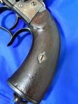 Antique Lefaucheux Patent 12mm Pinfire Single Action Revolver 