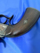 Antique Lefaucheux Patent 12mm Pinfire Single Action Revolver 