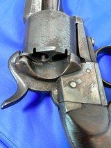 Antique Lefaucheux Patent 12mm Pinfire Single Action Revolver 