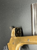 Antique Sharps pepperbox Model 1 4 shot .22rf derringer - 8 of 9