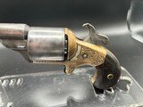 Rare Antique Moore’s Patent Firearms Co. Front loading .32 Teat-fire Revolver. - 12 of 16