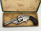 Rare Antique Smith & Wesson No 1 1/2 Single Action .32 Revolver with box - 1 of 17