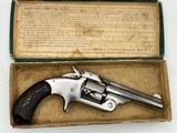 Rare Antique Smith & Wesson No 1 1/2 Single Action .32 Revolver with box - 2 of 17