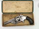 Rare Antique Smith & Wesson No 1 1/2 Single Action .32 Revolver with box - 15 of 17