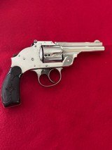 Very Rare Antique American Arms Co. Hammerless Model 1890.  Top Break .38S&W
Hammerless revolver - 3 of 19