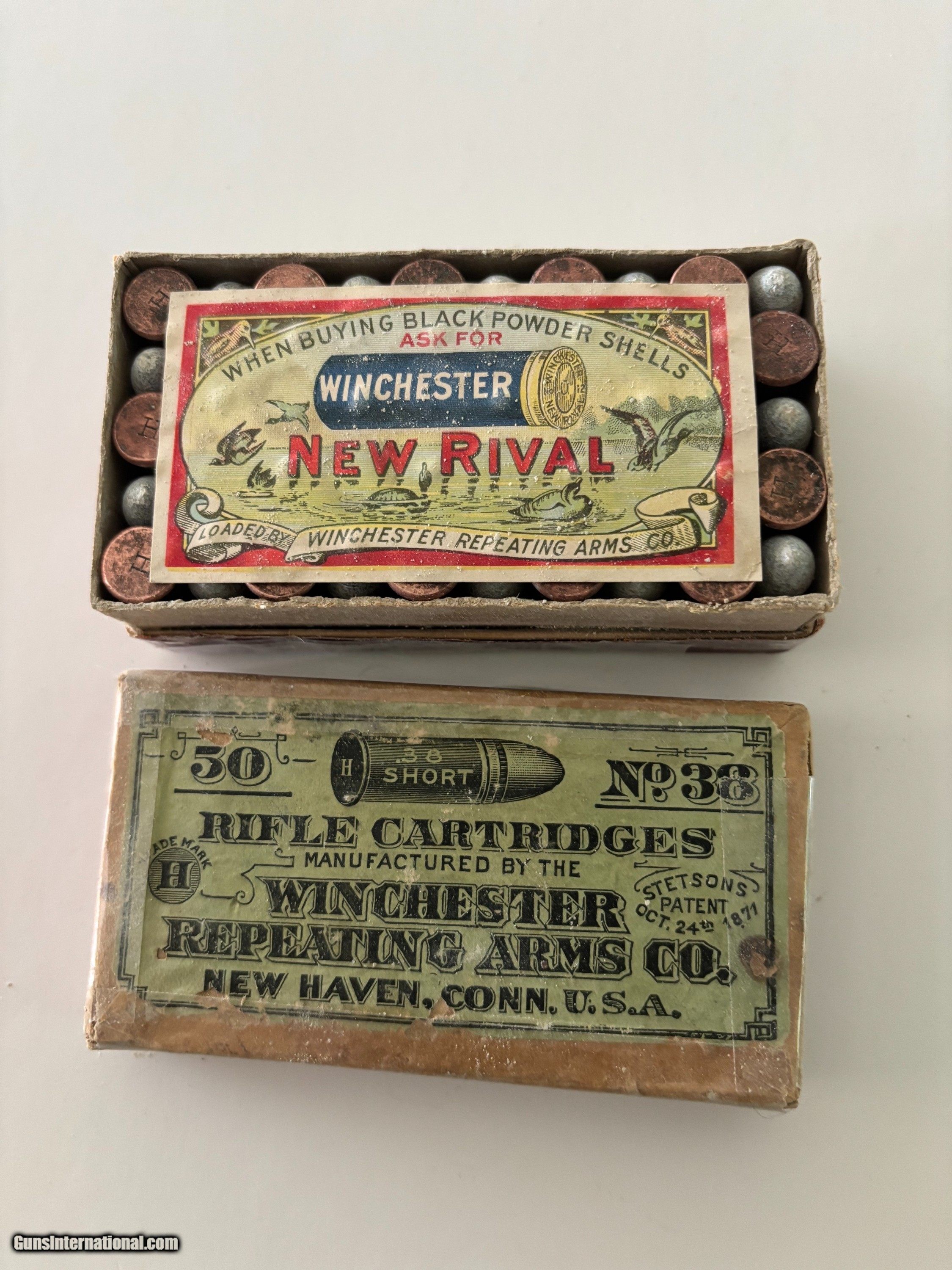 Vintage Winchester .38 Cal Short Rim Fire , 50 rounds