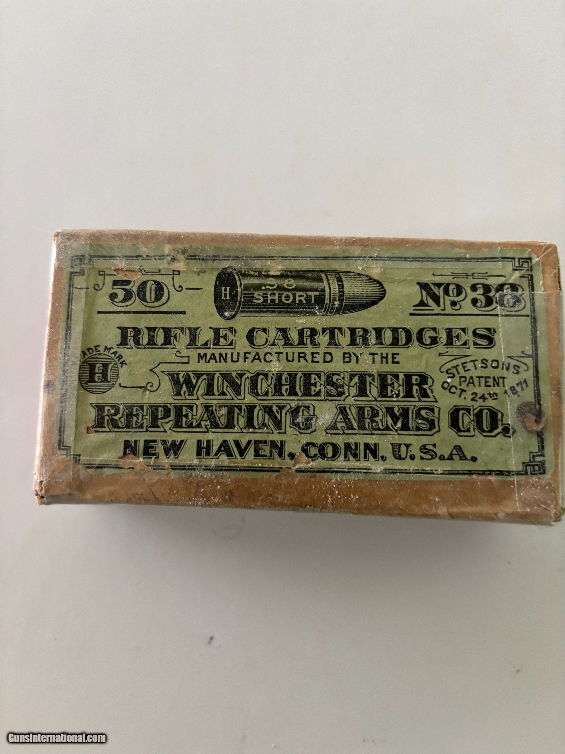 Vintage Winchester .38 Cal Short Rim Fire , 50 rounds